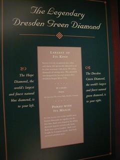 Info board for The Legendary Dresden Green Diamond<br>Location: <a href="https://www.google.com/maps/search/?api=1&query=38.89126,-77.02602" target="_new">Smithsonian National Museum of Natural History</a>